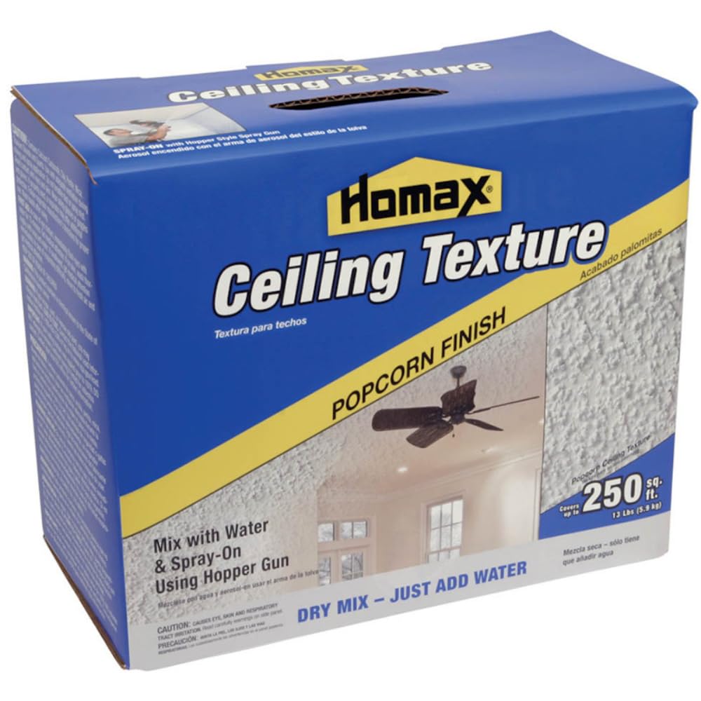 Homax Ceiling Dry Mix Texture, Popcorn Texture,13 lb,41072085601