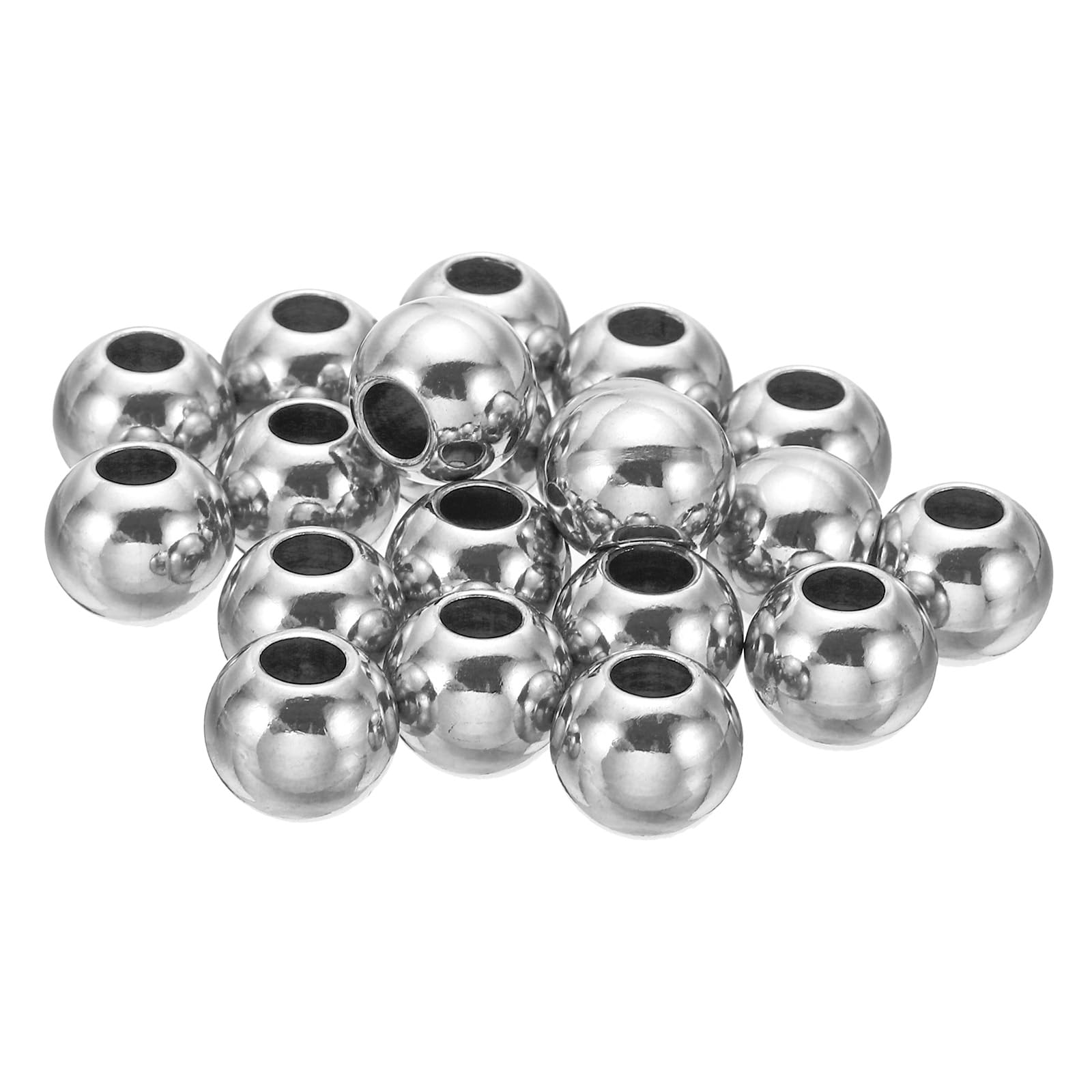 PATIKIL Smooth Round Spacer Beads