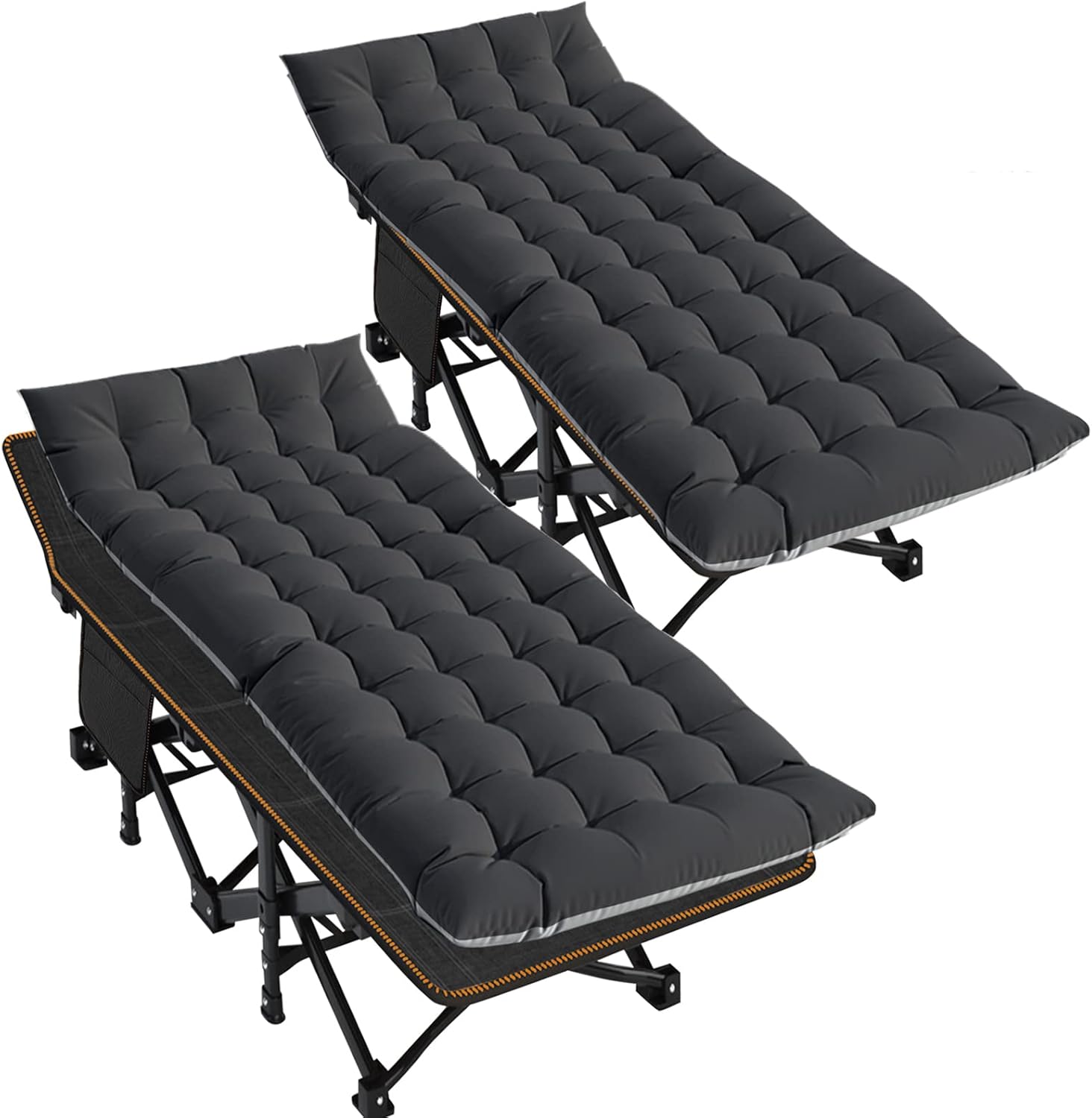 LILYPELLE Folding Camping Cot, Heavy Duty Sleeping Cots