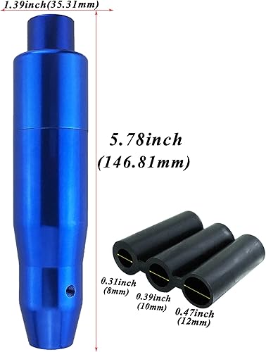 Miniatura 3 de Abfer Pomo de palanca de cambios automático para botón de automóvil, para la mayoría de vehículos, camiones, color azul