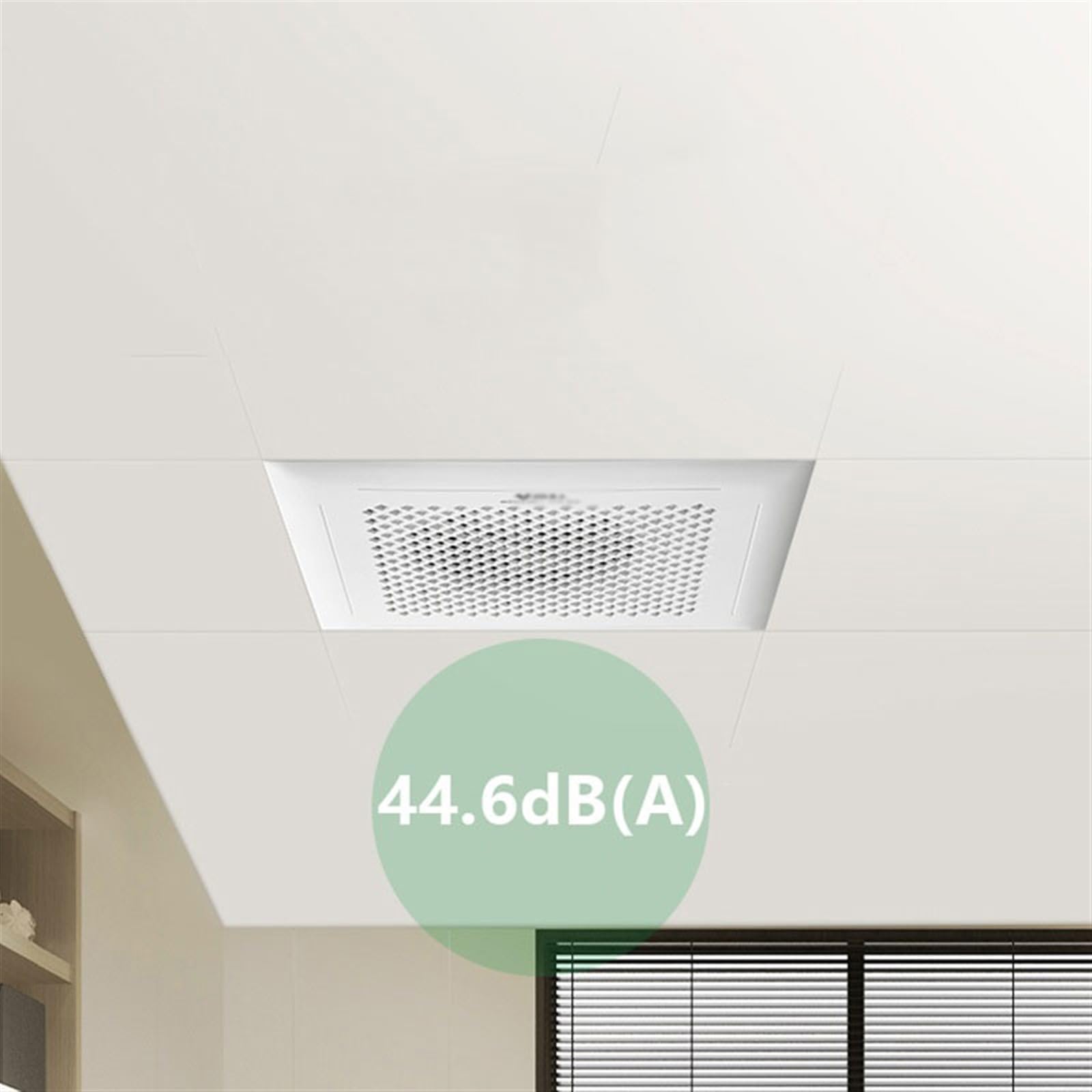 Ventilador Ventilador De Ventilación De Techo Integrado Extractor De Cocina Montado En El Techo Baño Baño Extractor Potente,30x30cm Cuarto de baño