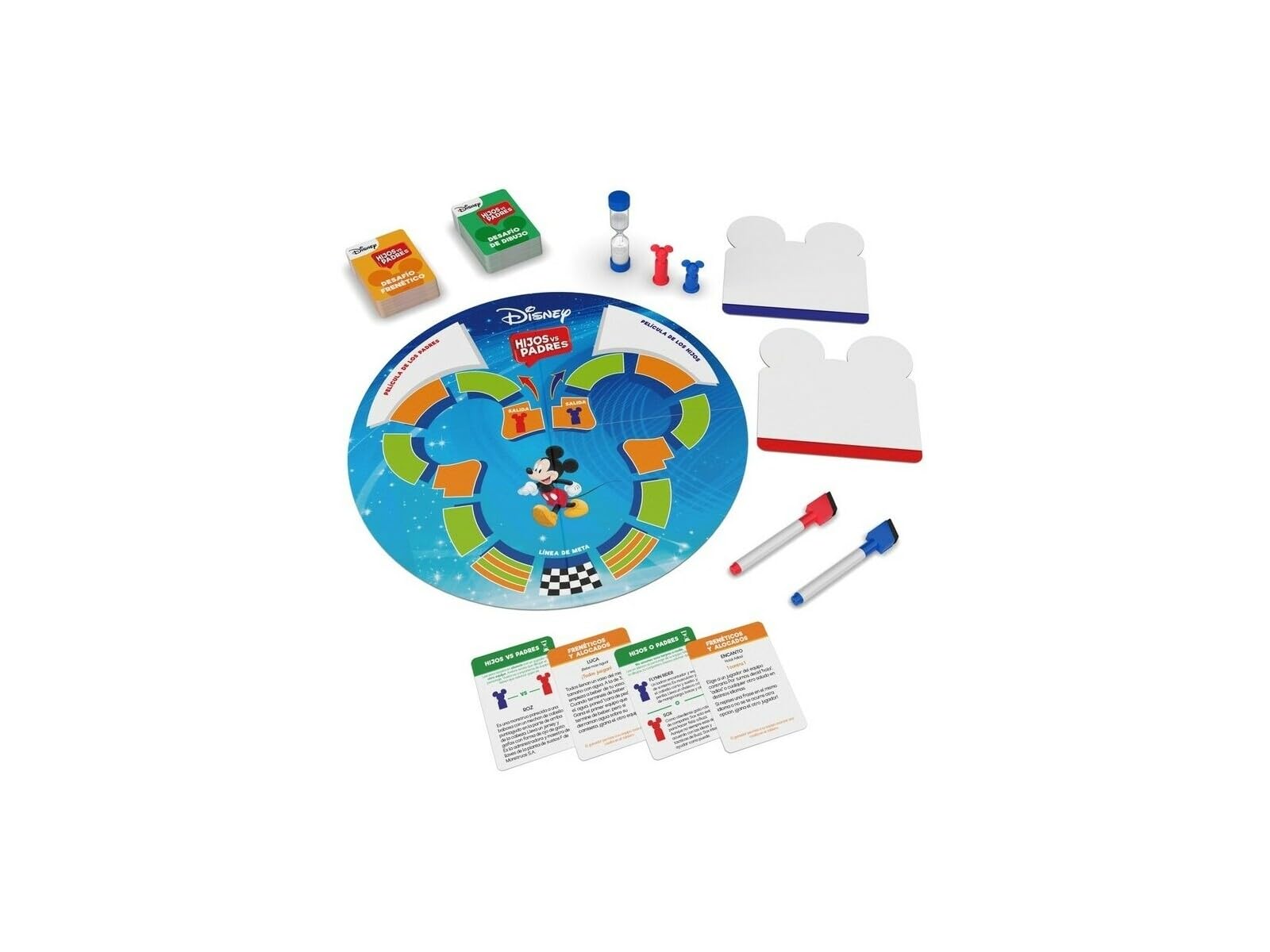 Spin Master Games – Brettspiel Kinder gegen Eltern, Disney-Edition, für die ganze Familie – 6070932 – Geschenk für Kinder ab 8 Jahren +