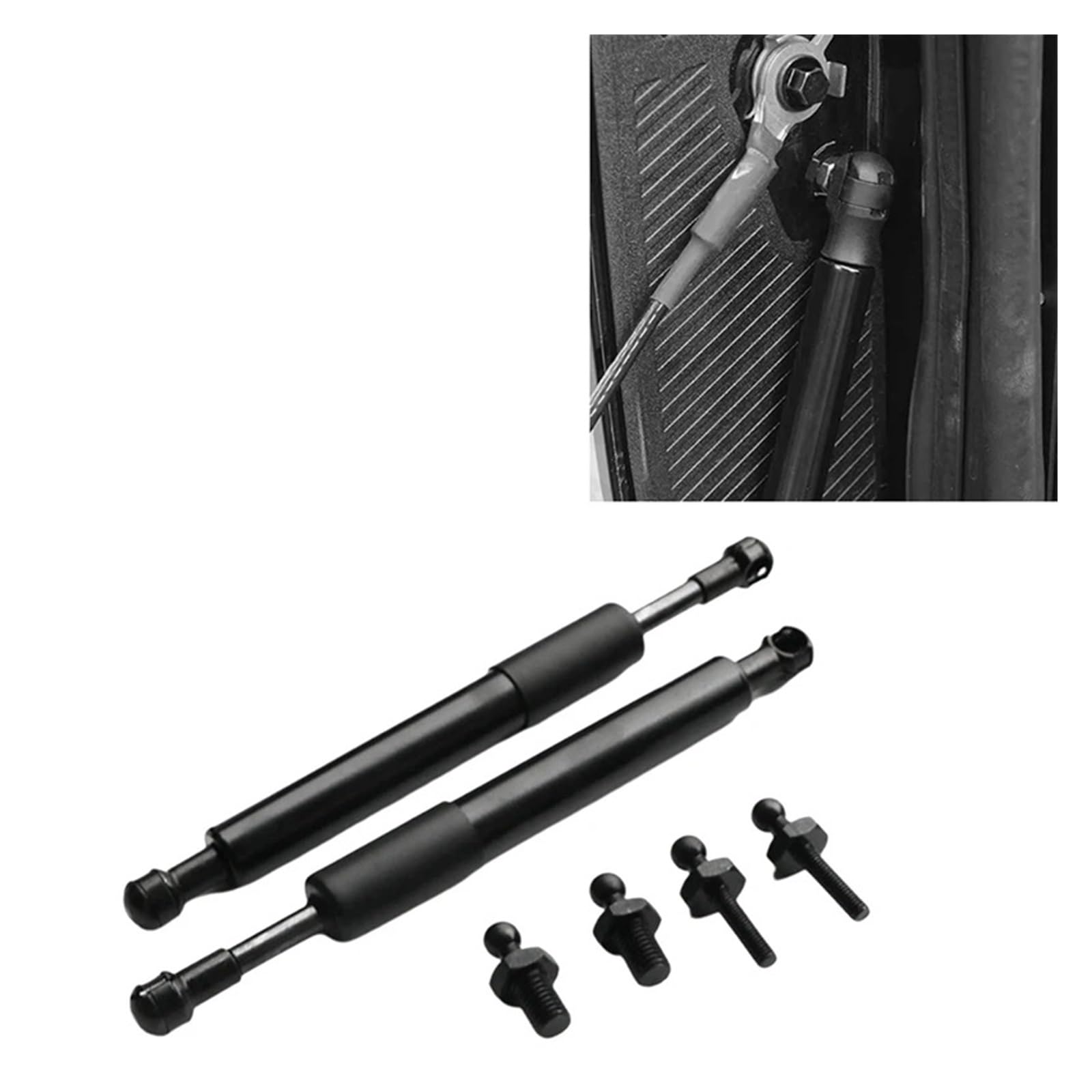 Para Ford Para Ranger T9 2022-2025 Soportes De Elevación Para Portón Trasero De Coche Barras Puntal Amortiguadores Brazos Varilla Maletero Amortiguadores Coche