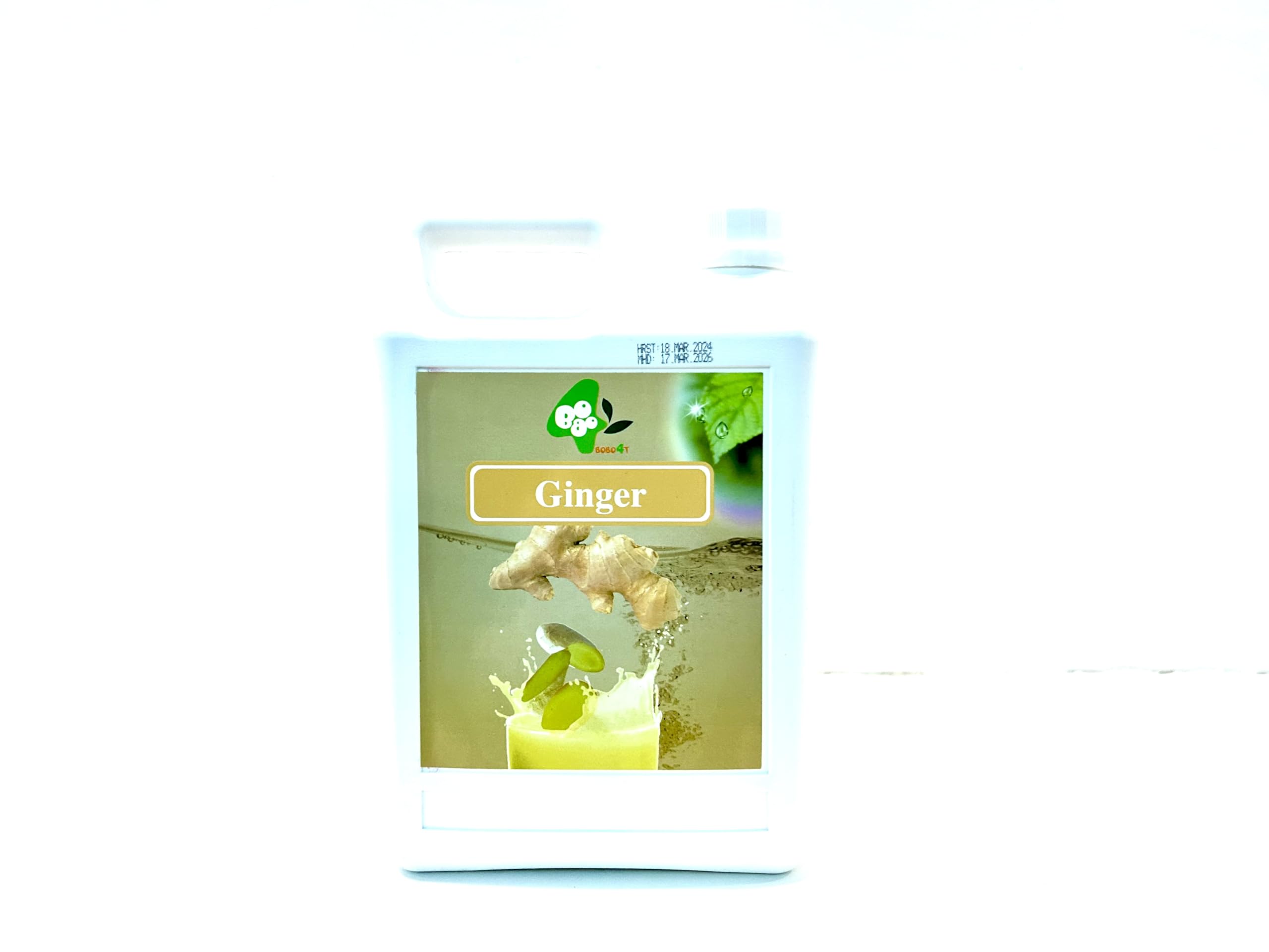 Sciroppo al Gusto Zenzero, Concentrato Aromatizzato, Tanica da 2,5 kg/1,9 L