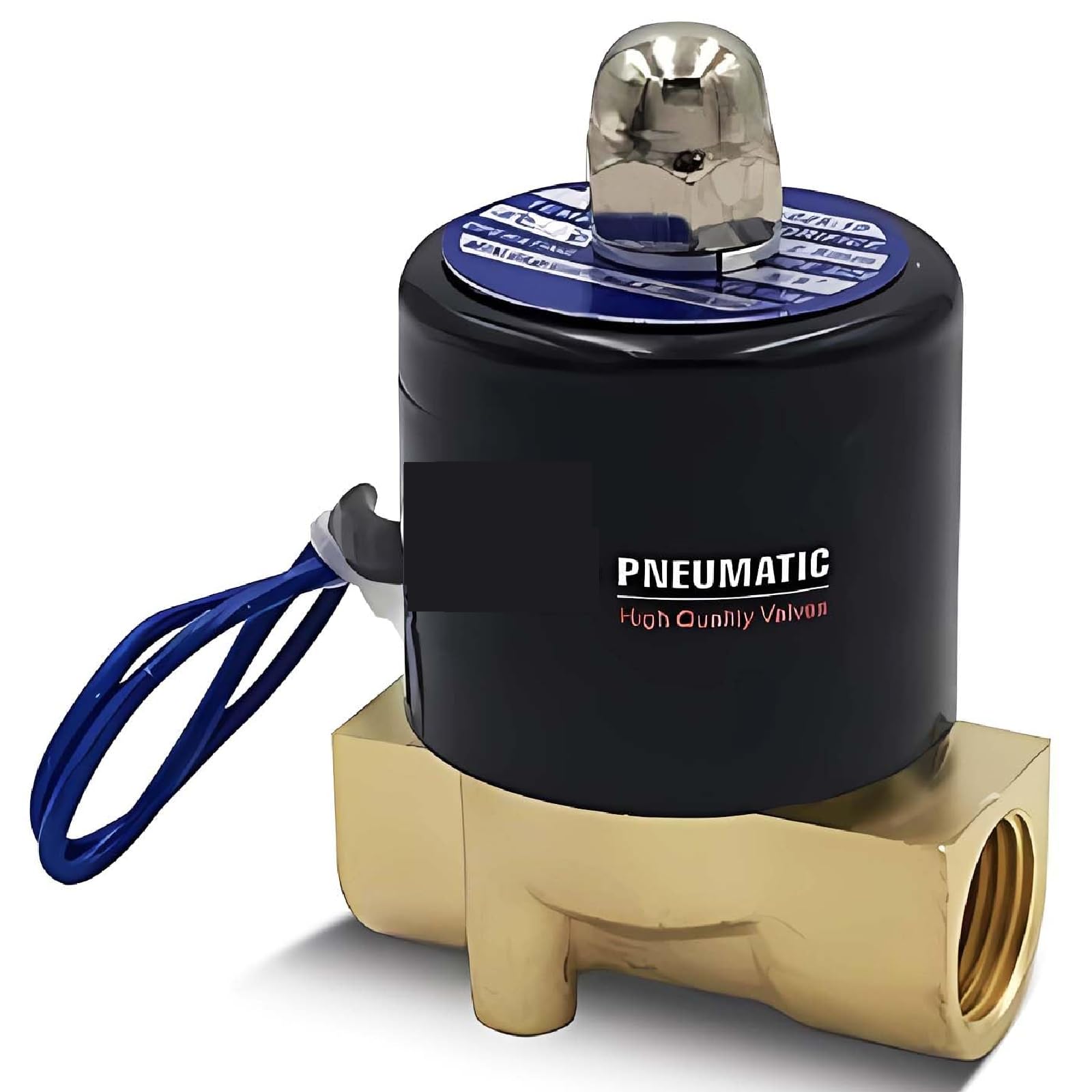 Electrovanne 12V DC normalement fermée en laiton pour une étanchéité parfaite sans fuite