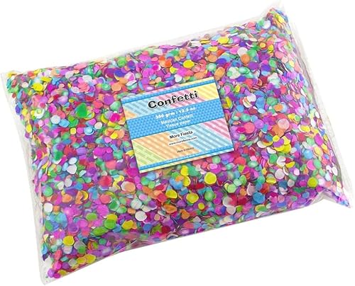 Miniatura 1 de Confeti mexicano de papel, 12 onzas, perfecto para fiestas de cumpleaños, piñata y relleno de huevos de Pascua (cascarones), lanzamiento de boda,