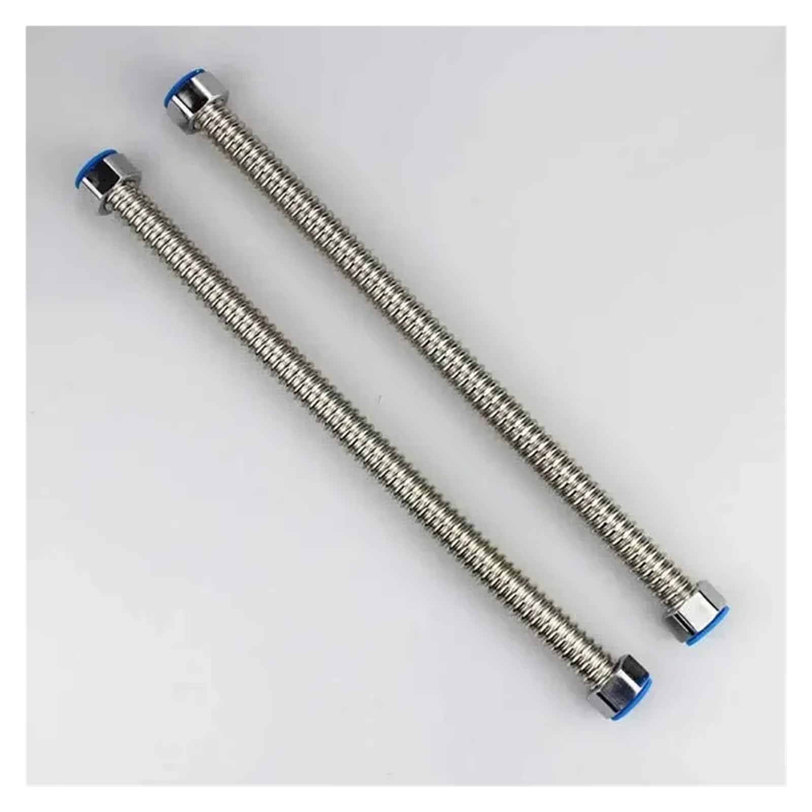 Tubo flessibile corrugato in acciaio inossidabile G1/2"G3/4"G1" 2 pezzi, 20-200 cm(2pcsX 150cm,1 BSPP)