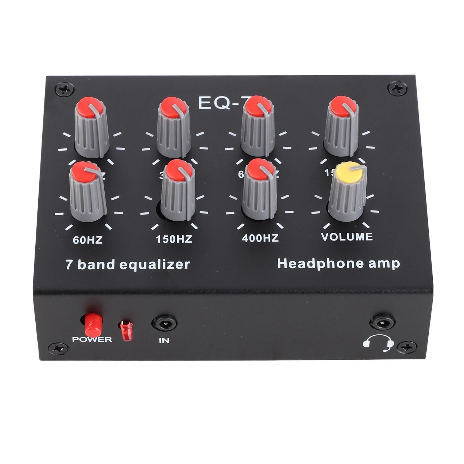 Acouto 7-Band-Sound-Equalizer Digitaler Zweikanal-Equalizer 12 DB Hohe Basseinstellung