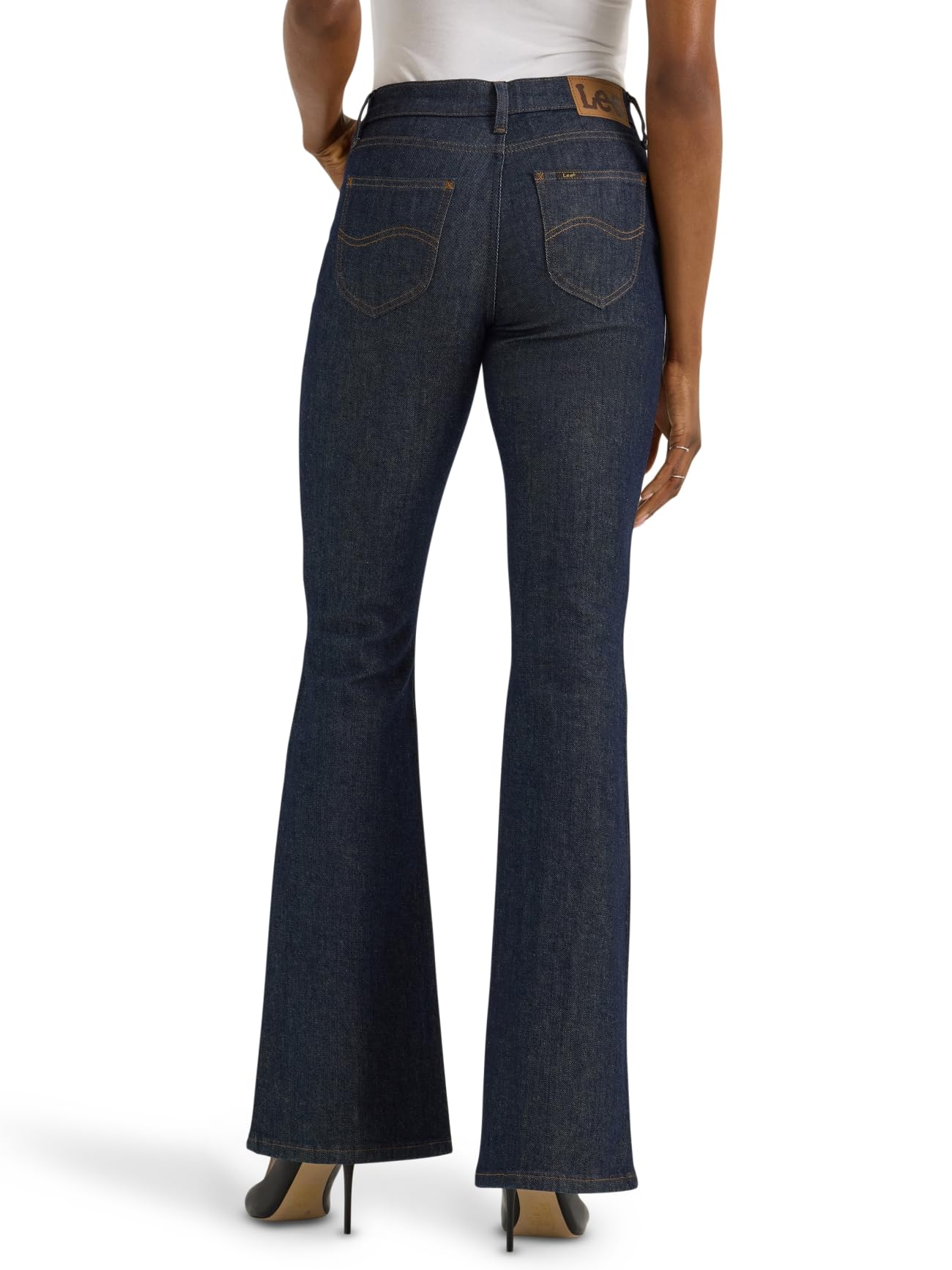 Lee Legendary Mid Rise Flare Jeans für Damen, Indigo Warrior, 42 – Ansicht 3