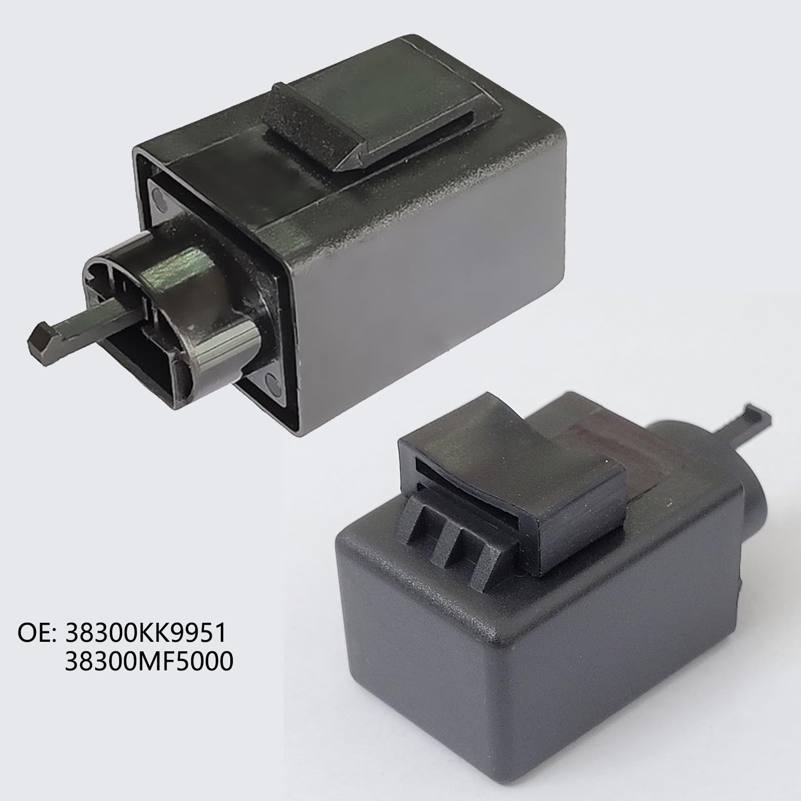 2X LED Indicator Flasher Relay 3-Pin 38300KK9951 Compatible with Honda CRF300L VTR1000F Fast Flash Fix Motorcycle LED Turn Signal