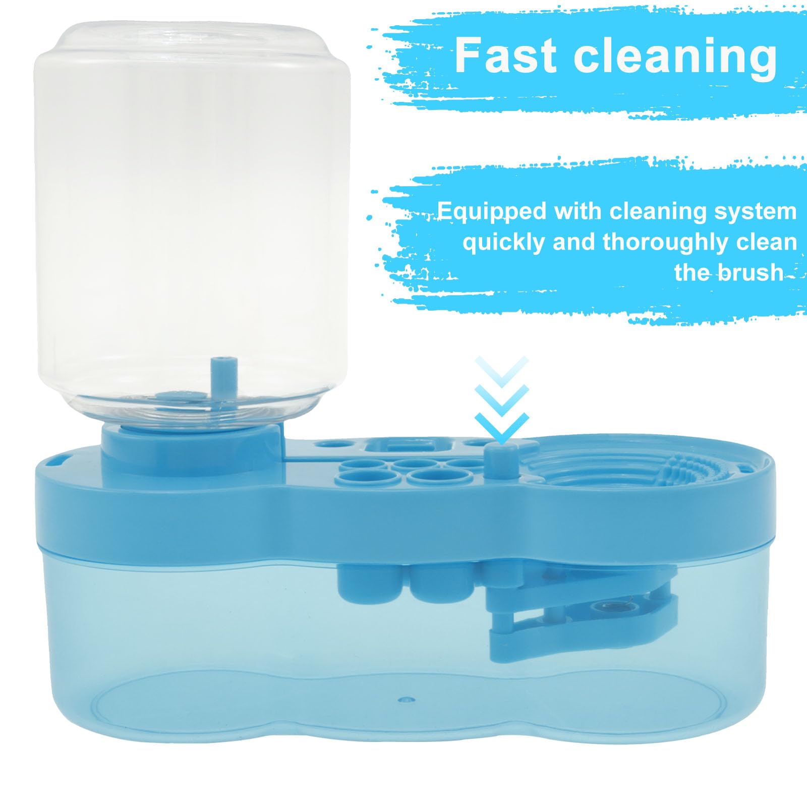 Lavapennelli In Alluminio E Acciaio Inox – Vaso Multifunzione Per Artisti (Acquerello, Acrilico, Olio)