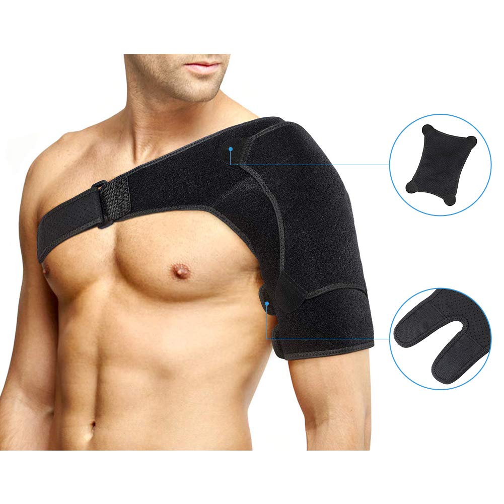 Buy Shoulder Brace Supprot for Compression Sleeve with Pressure Pad