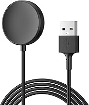 Oumida Ladekabel für Samsung Galaxy Watch 3/4/5/6/7/Active/FE/Ultra Ladegerät, USB Ladestation Charger Cable Dock Kabel für Samsung Watch 4/3/5/6/7/FE/Ultra/Active Ladekabel (Schwarz)