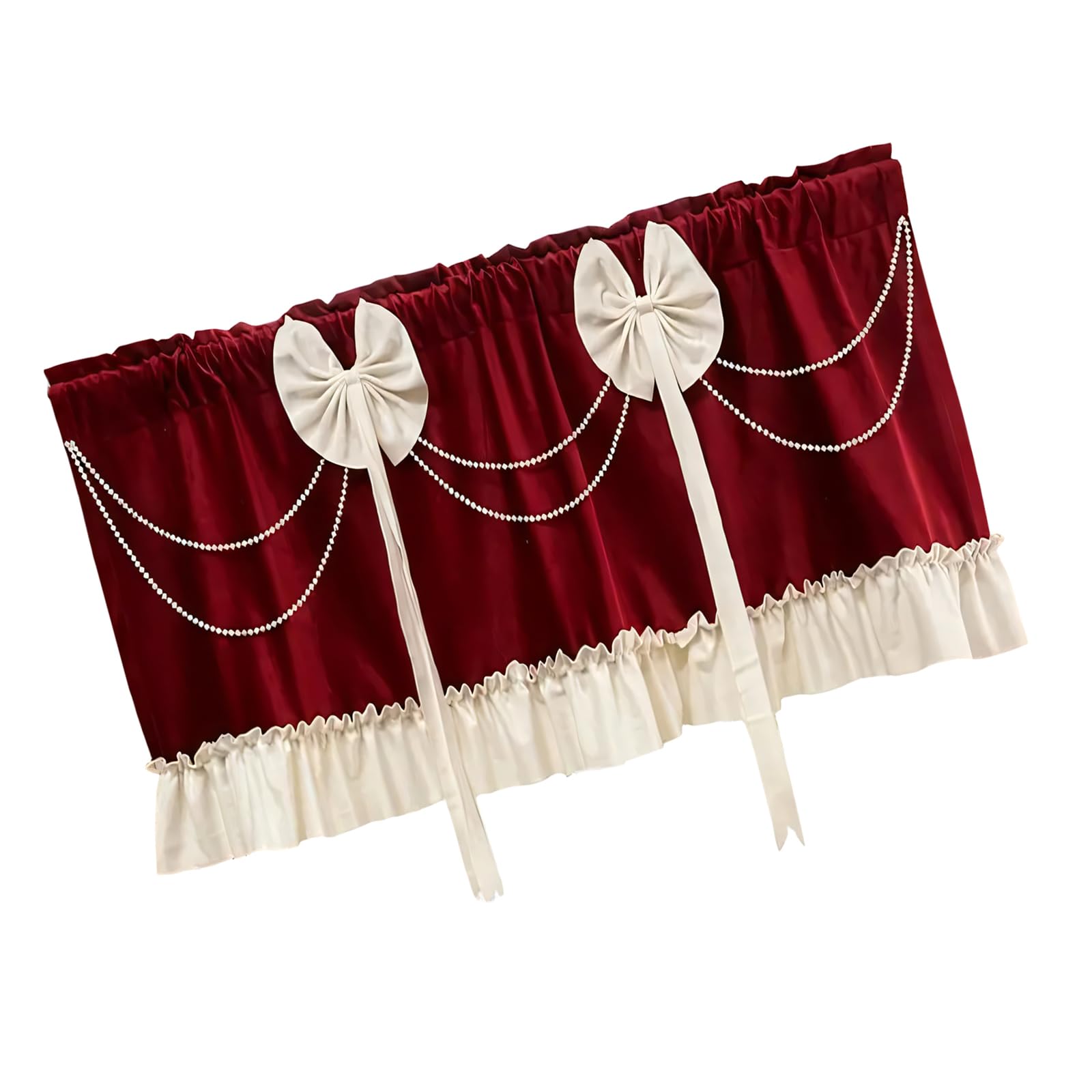 JSGHGDF Decorative Window with Lace Provide Privacy While Allowing Light Traditional Fashion Curtains
