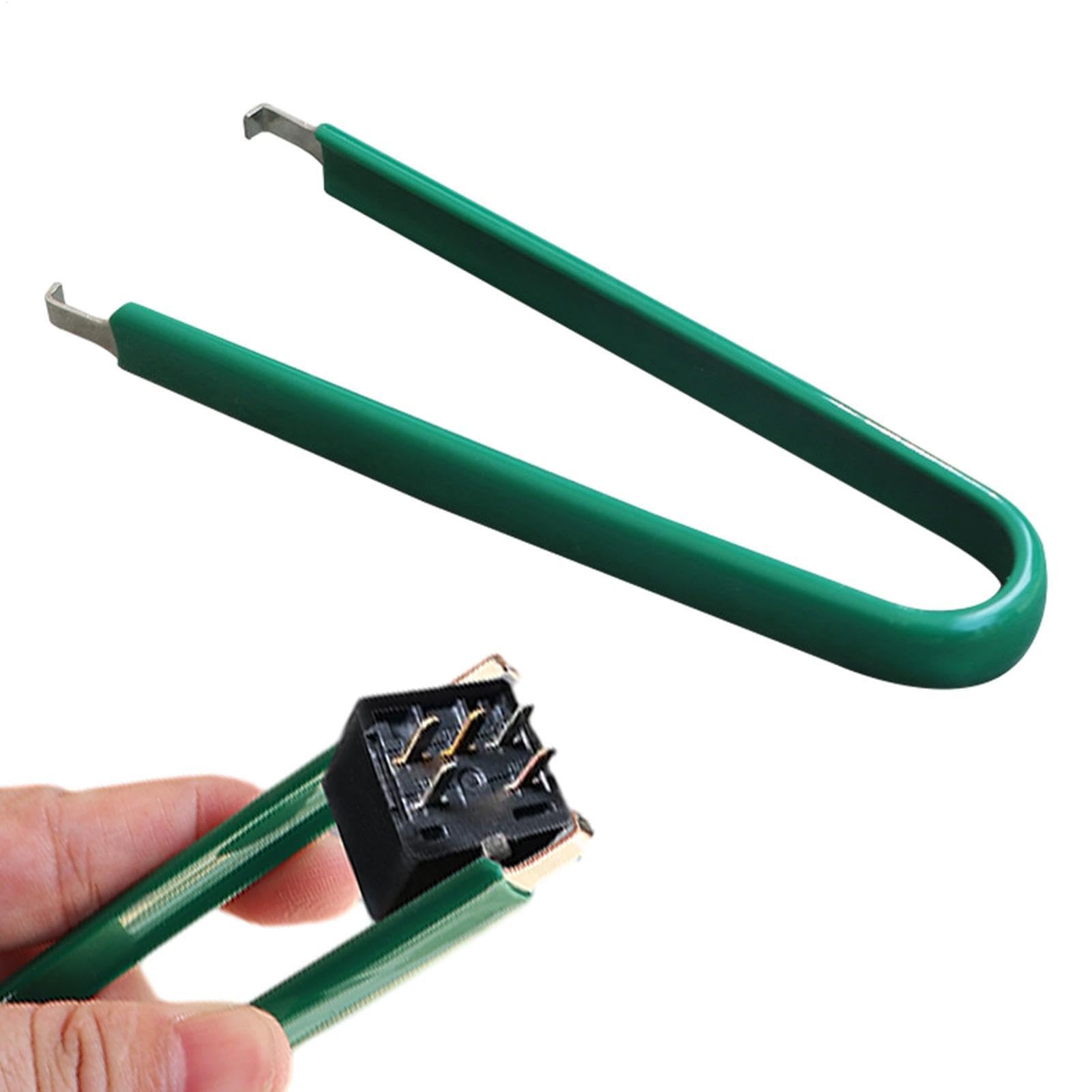 Estrattore di componenti per circuiti stampati – Estrattore chip IC con impugnatura in vinile isolato | Pinze a clip antistatiche | Kit di attrezzi per lo smontaggio di gioielli componenti elettronici