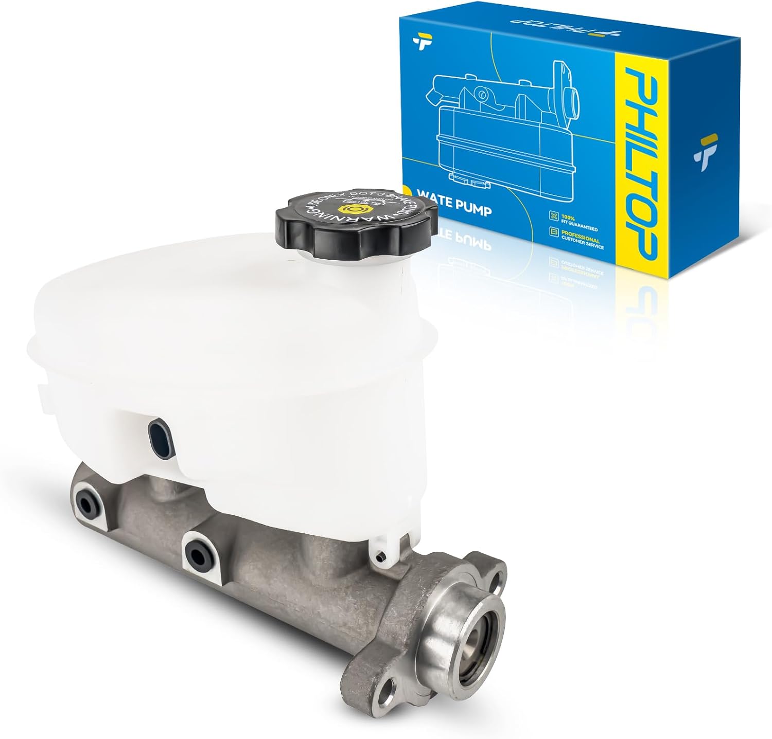 PHILTOP M630283 Brake Master Cylinder Replacement for Silverado 1500/Tahoe 2003-2004, Suburban 1500 2003-2006, Sierra 1500 2003-2004, Yukon XL 1500 2003-2006, Yukon 2003-2004, Avalanche 1500 2003