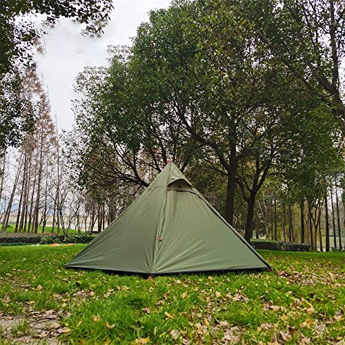 Carpa tipi para 3-4 personas capa doble ligera y resistente miniatura 5