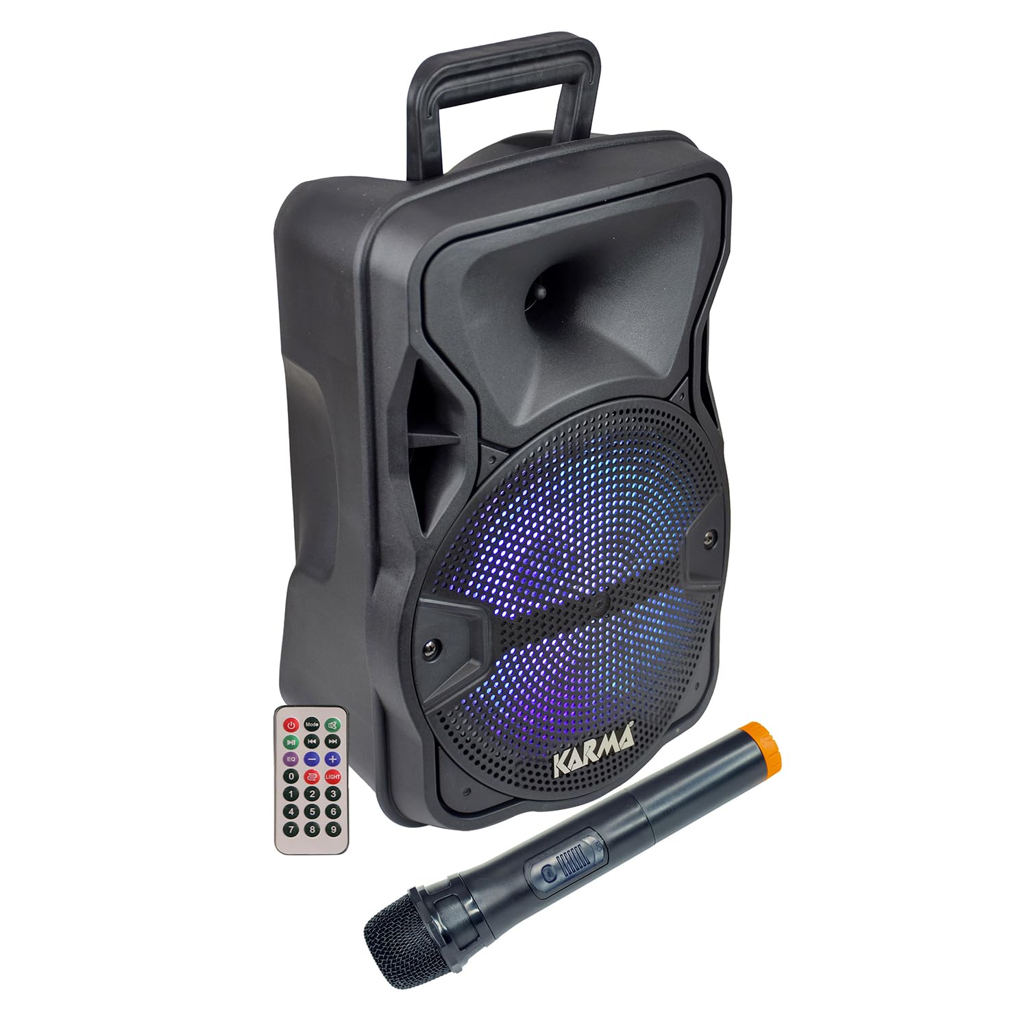 Diffusore amplificato con radiomicrofono 300W PMPO