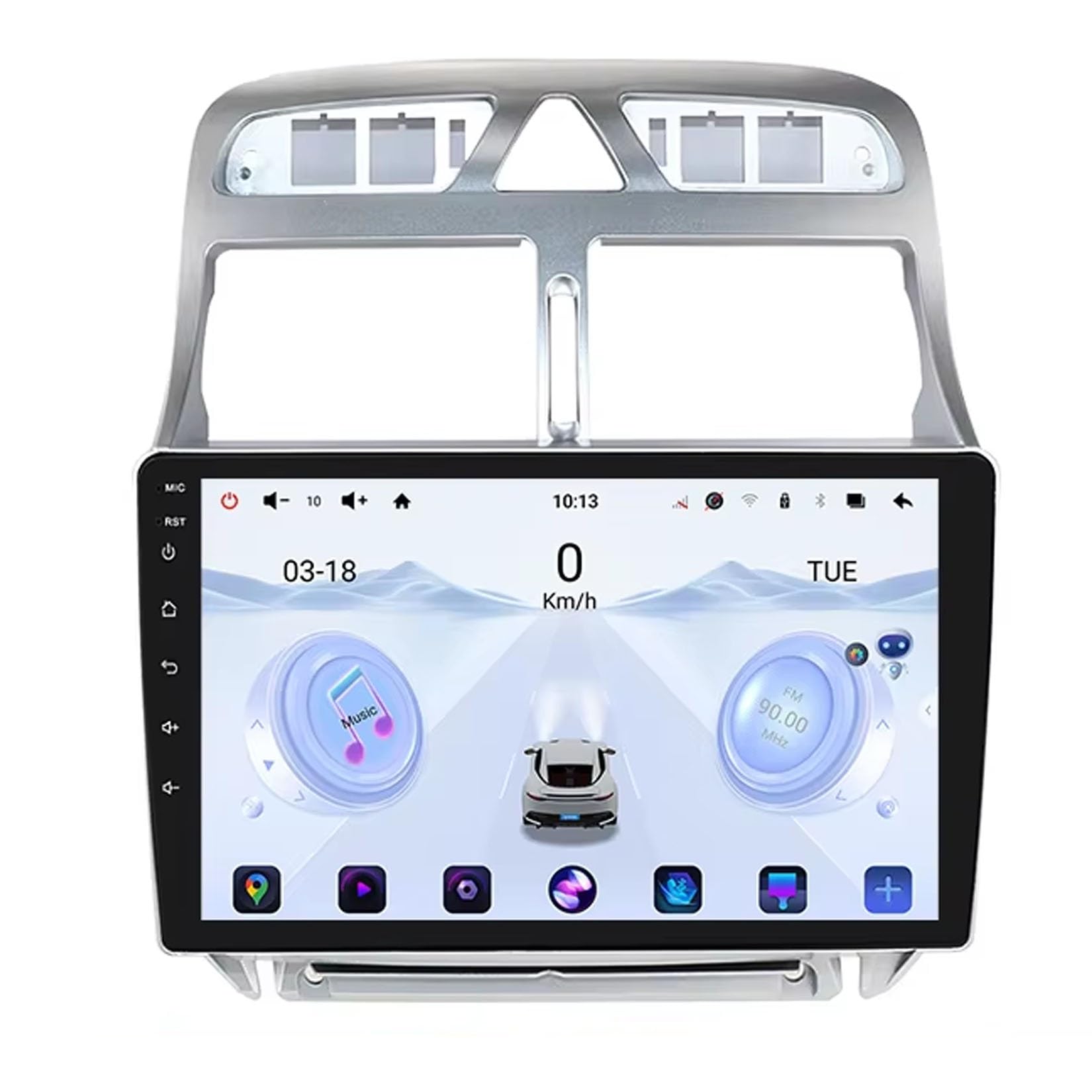 Do Peugeot 307 2002-2013 GPS Navigation BT5.0 carplay