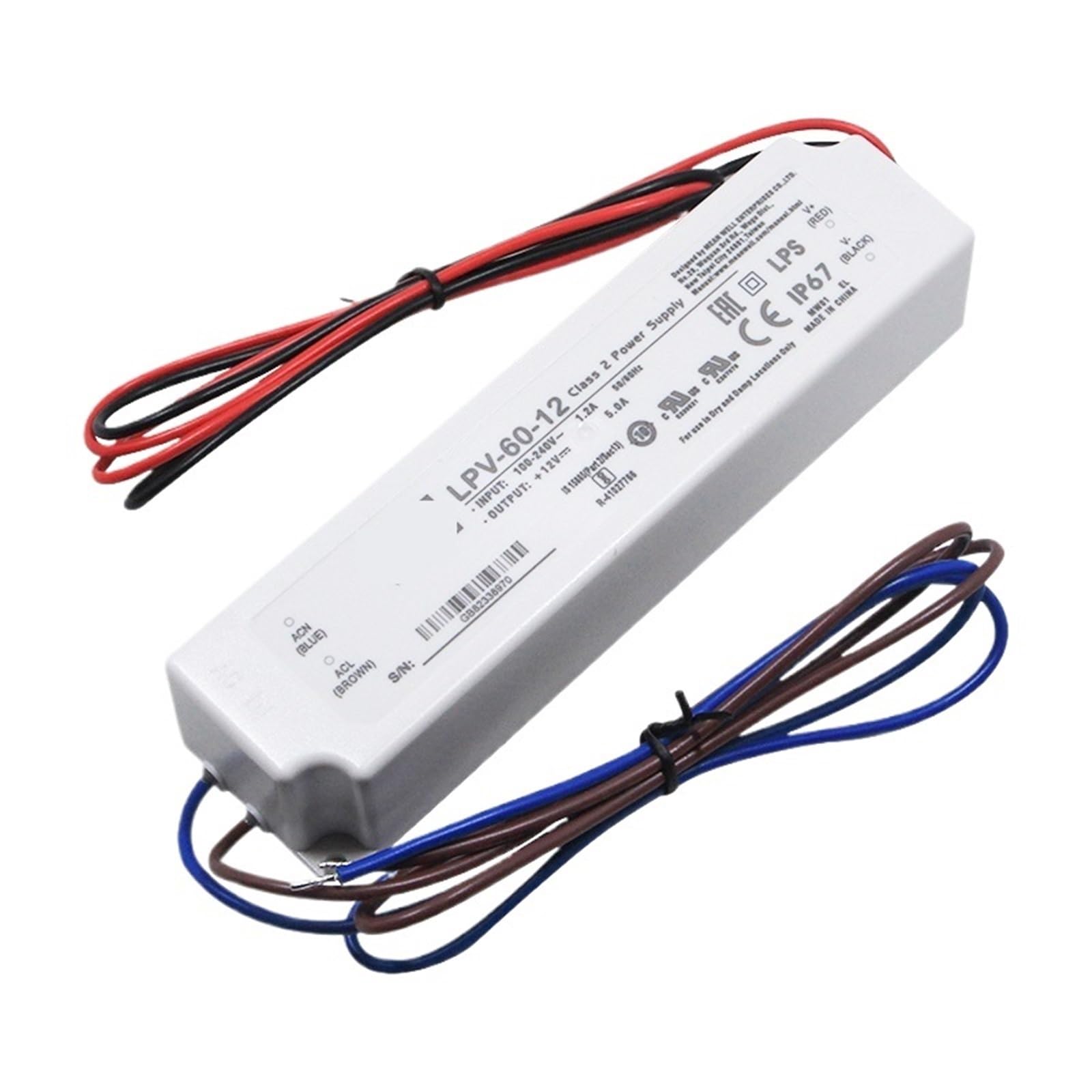Alimentation à sortie unique LPV 15V 20W pour modules et rubans de diodes - 6