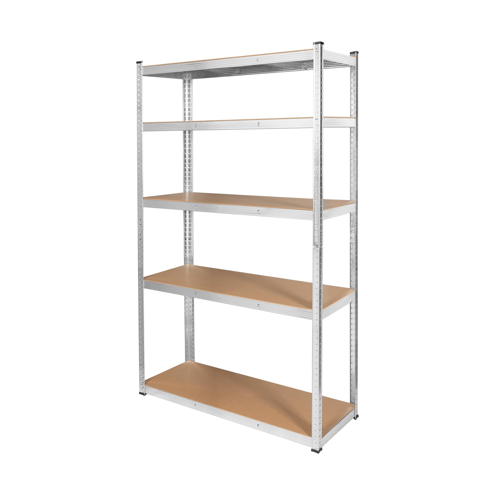 Rebel Electro Regał Metalowy Magazynowy 205x120x45 Srebrny RB-1253