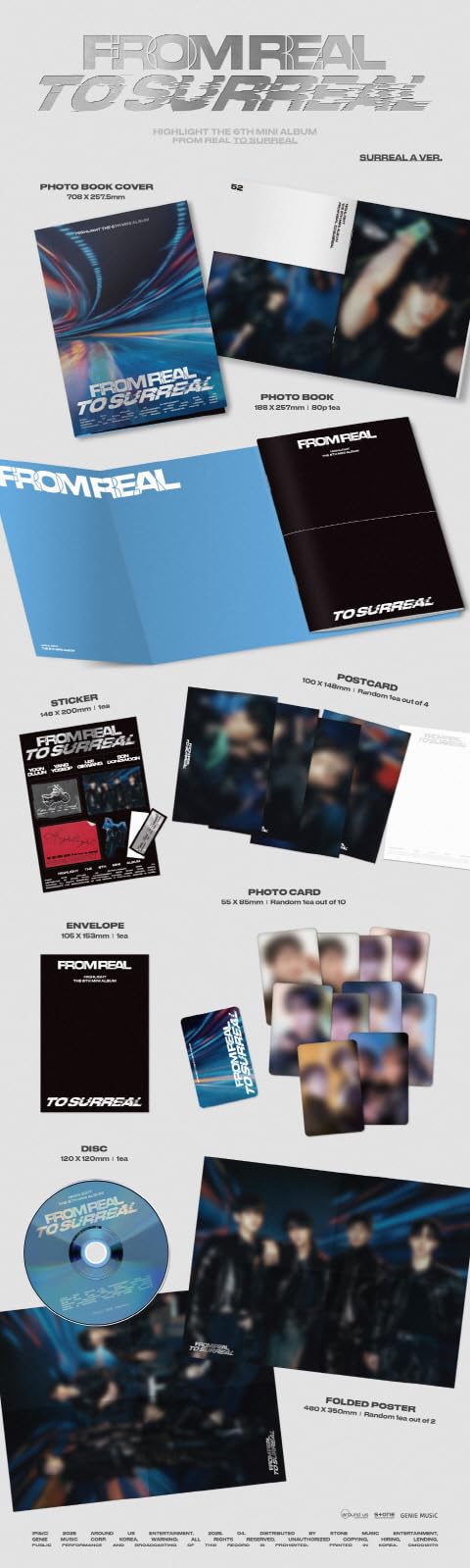 Amazon.co.jp: HIGHLIGHT From Real To Surreal 6th Mini Album