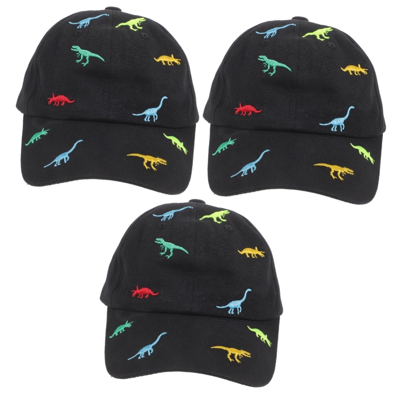 Toyvian Gorra de béisbol para pequeños Sombrero de béisbol pequeño Sol Sombreros de niña pequeña Sombreros de para niñas Gorra de algodón Black