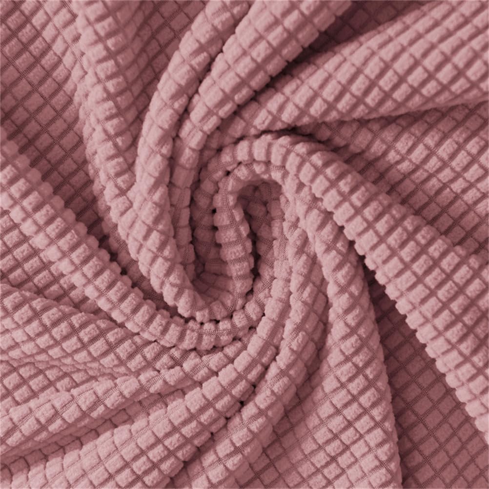 Stretch Parsons Chair Covers - High Back Slipcovers Restaurant Chairs Cover for Weddings, Banquets, Restaurants & Elegant Events,Pink,4PCS