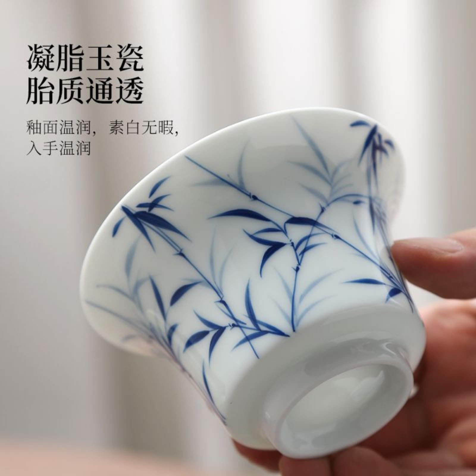 Ceramika ręcznie rysowana Gaiwan, 135 ml 125 g, chiński styl zestaw do herbaty Kung Fu miska do herbaty
