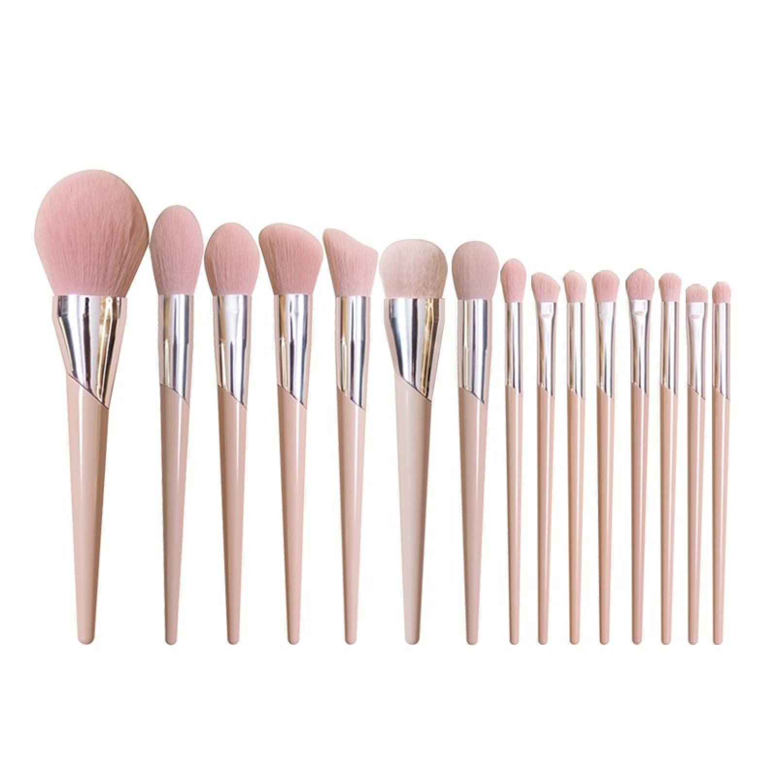 Makeup Pinsel Schminkpinsel Kosmetikpinsel Make Up Pinsel Bohnenpaste Lotuswurzel Rosa Augen Make-Up Pinsel 8-Teiliges Set, Lidschattenpinsel, Wischpinsel, Make-Up Pinsel Mit Pinseltasche,Set Mit 8 Au