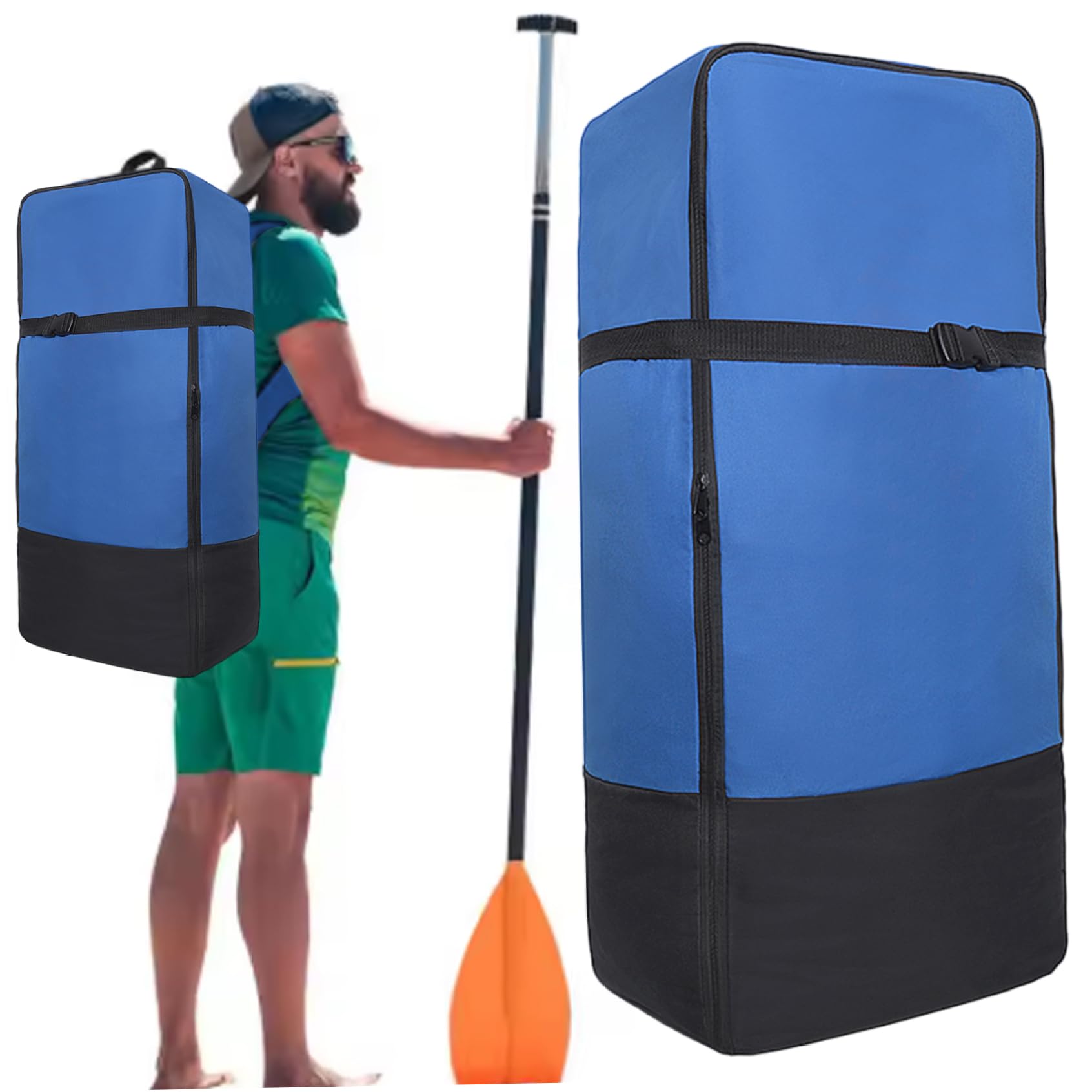 Borsa da surf, zaino per sacchetto da paddle board, 36x16x12 Paddleboard di capacità, zaino per lo stoccaggio in tessuto Oxford per tavolo da surf di paddle stand up