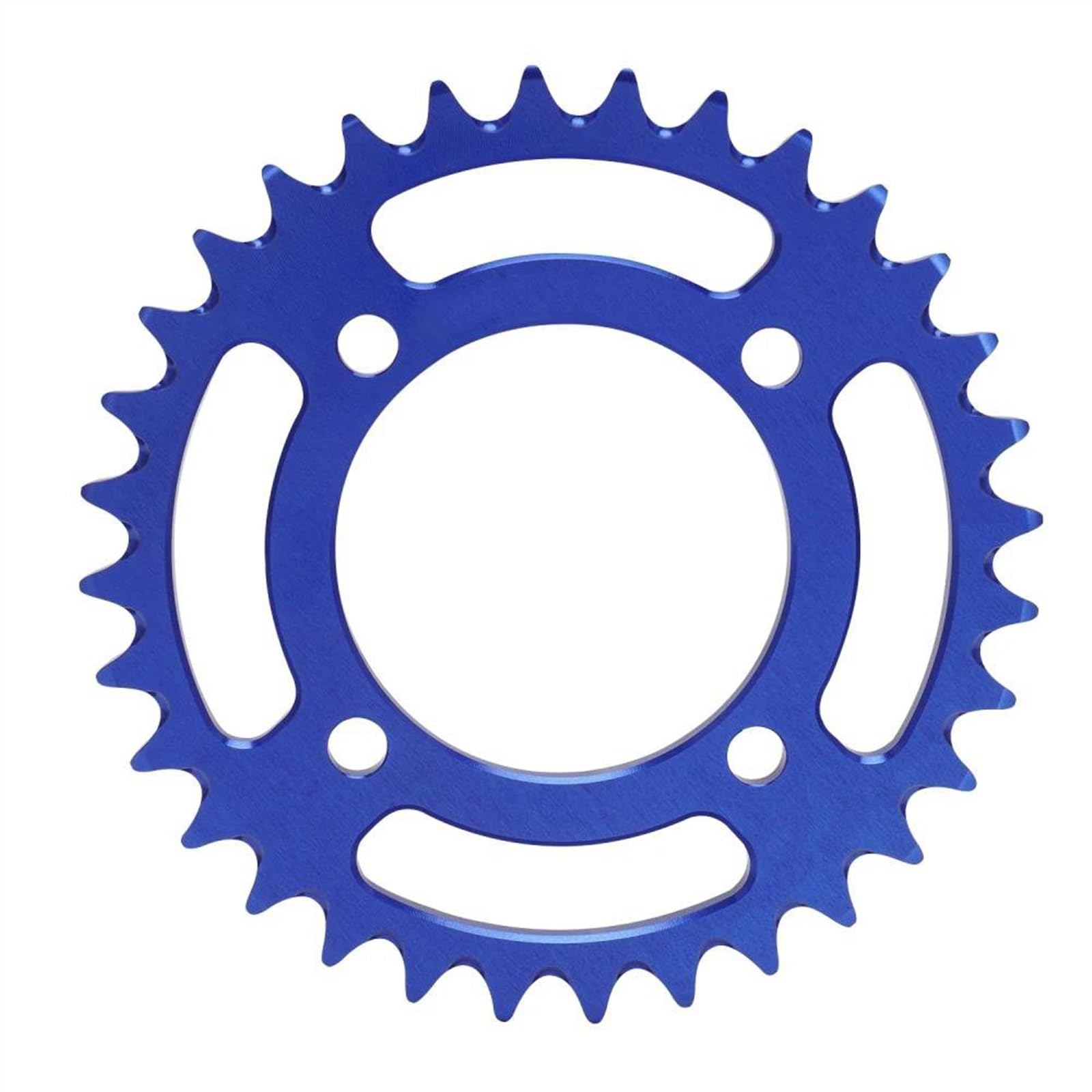 Pieza de piñón Cadena De Piñón Trasero CNC para Motocicleta para Yamaha PW80 PW 80, Aleación Aluminio 32T(BLU)