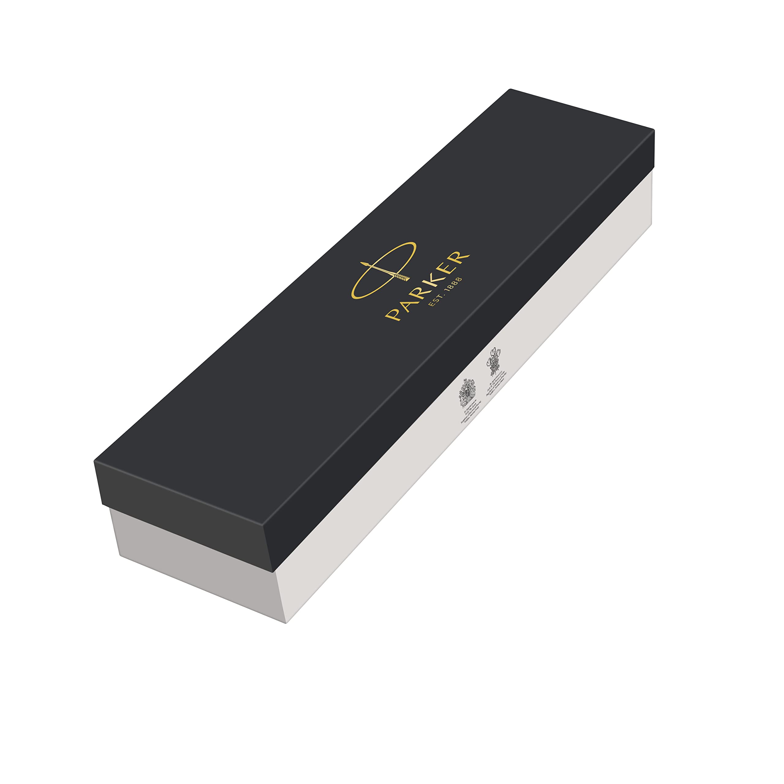 Parker Urban Premium Twist - Bolígrafo de tinta negra con acabado cromado y tinta negra, en caja de regalo