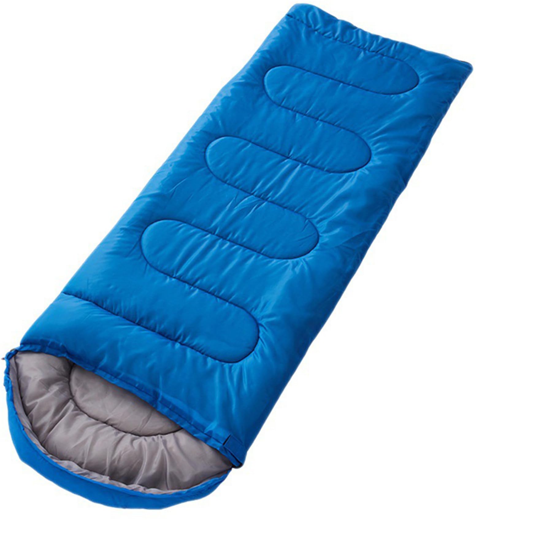 Outdoor Sleeping Bag for Adults Quilted Design Drawstring Closure for Camping Traveling