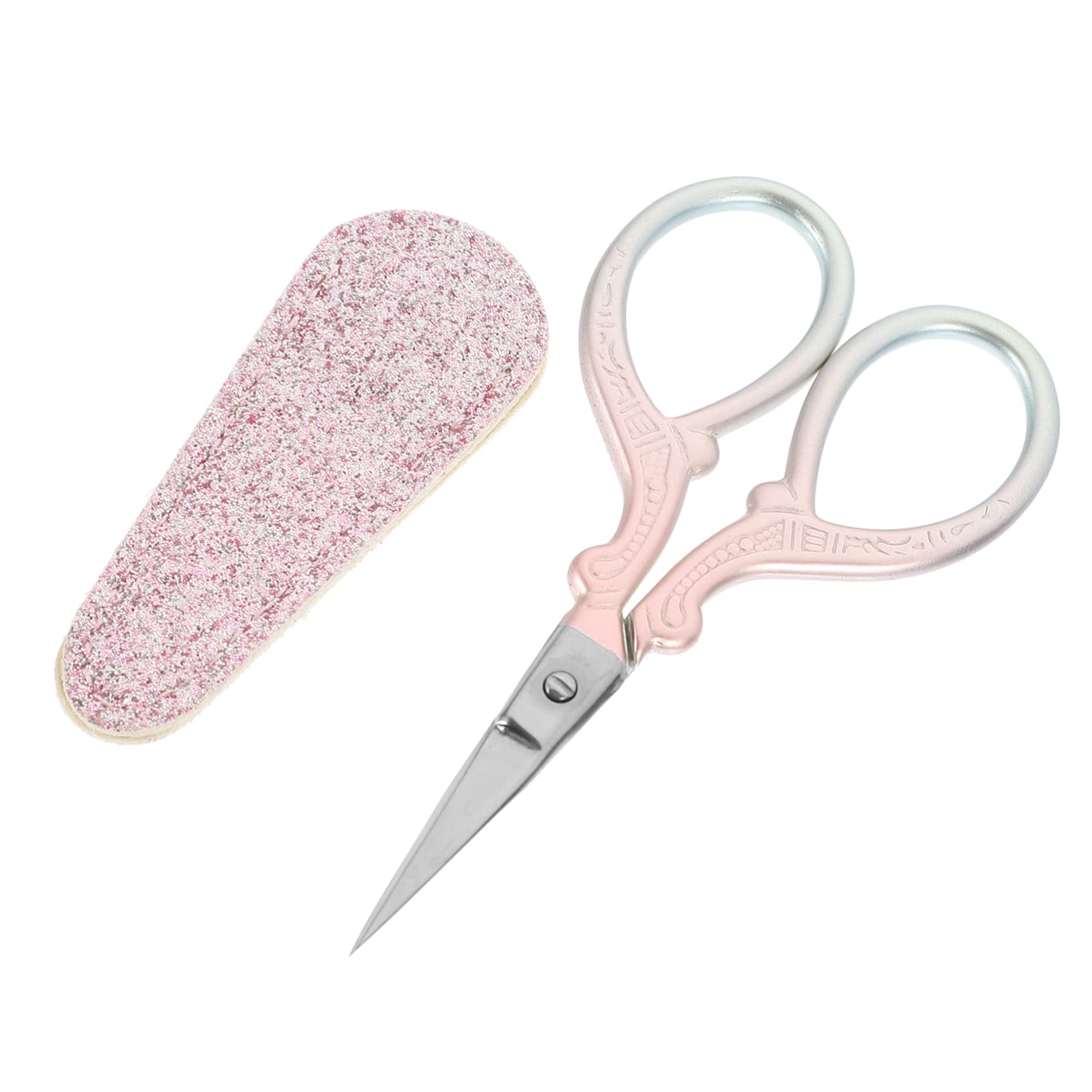 SHINEOFI 5stücke Kids Handwerksschneider Mit Abgerundeter Spitze Tragbare Scheren Für -projekte Ergonomisches Design Inklusive Schutz Für Stoffe Fäden Und Bastelarbeiten Farbverlauf