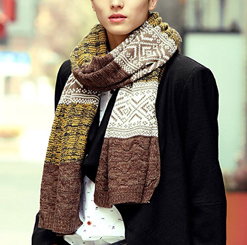 Sciarpa Donna uomo Multicolore bohemien Sciarpa