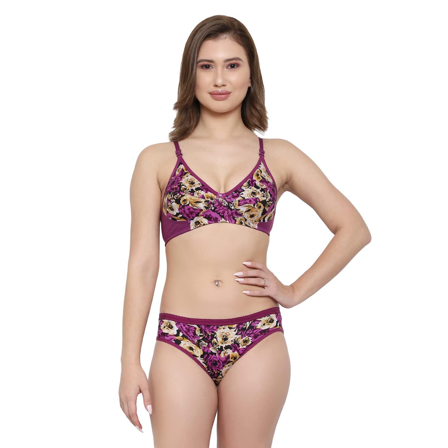 tace Flower Print Colour Purple Pack of-picture-38