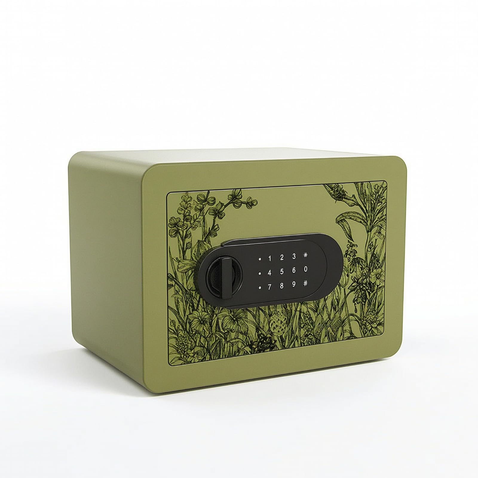 Amagogo Deposito di per Bambini Cassaforte, Verde Germoglio Scuro, Cassaforte萱草