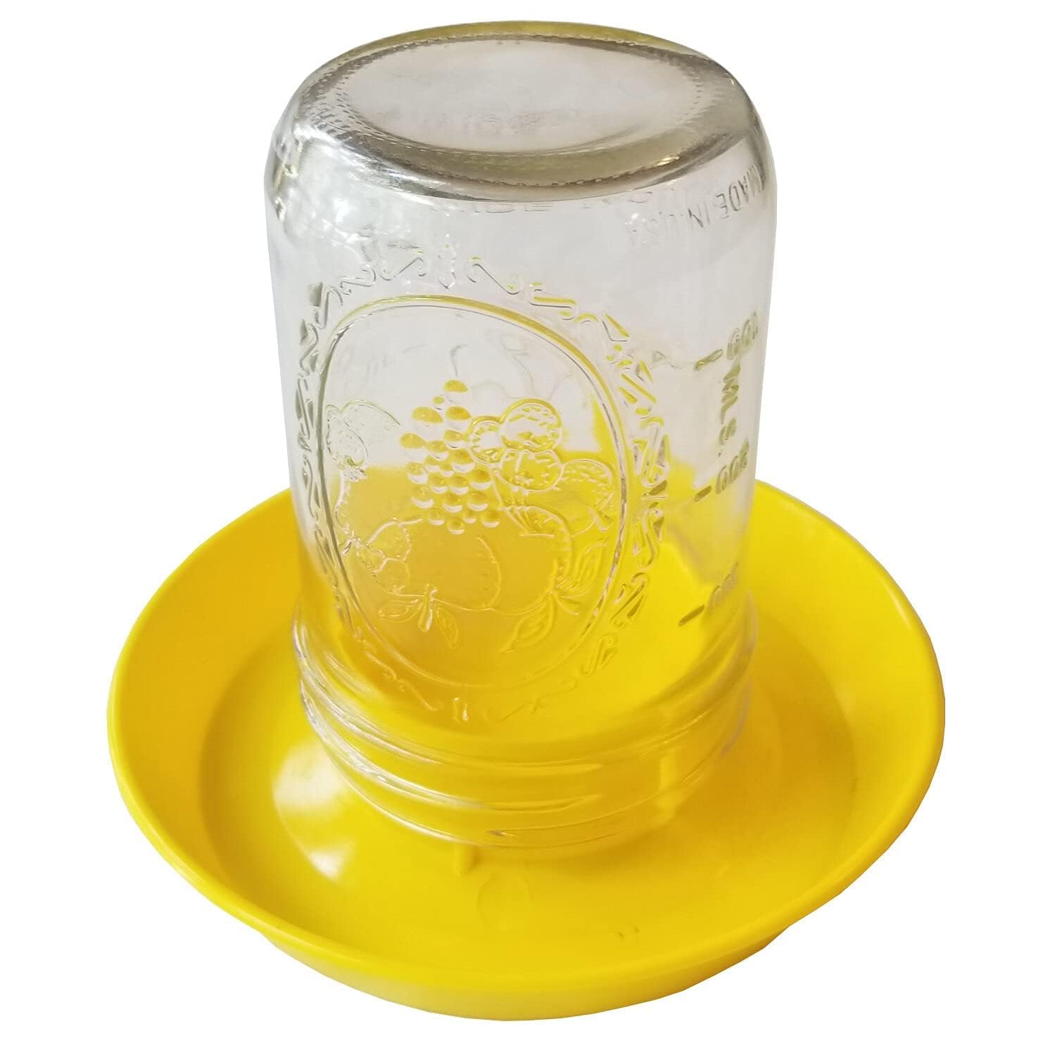 Widemouth Chick Waterer Yellow Chick Mason Jar Waterer - Jar Not Included (2)