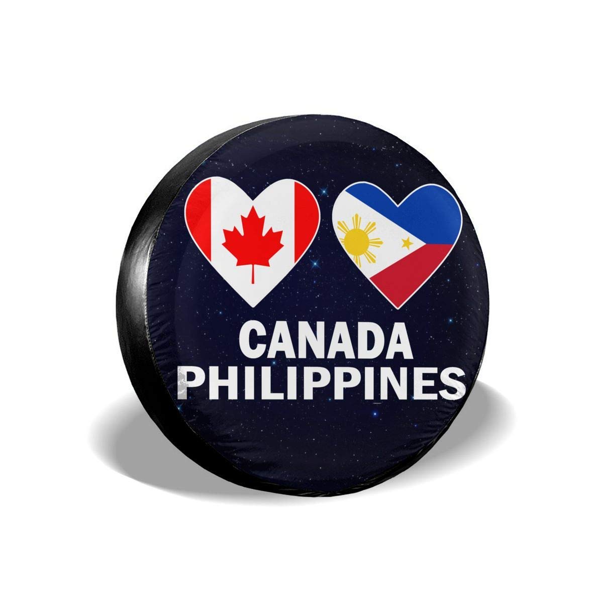 Buy Belleeer Spare wheel cover, Canada Philippines Hearts Tire Covers