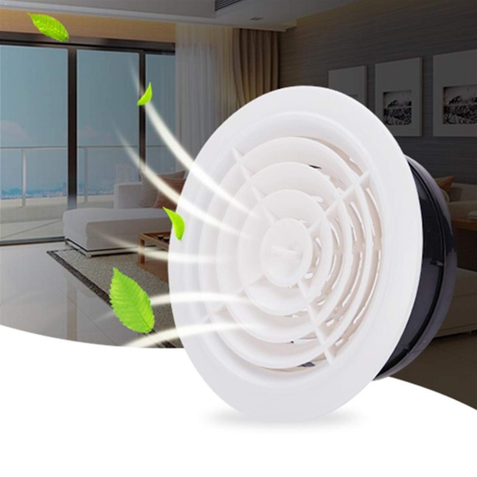 Ventilation Grille Air Vents Grille,Ventilation Opening Grille, 1pc 3/4/5/6 inch, Louver Vent(6inch(150mm))
