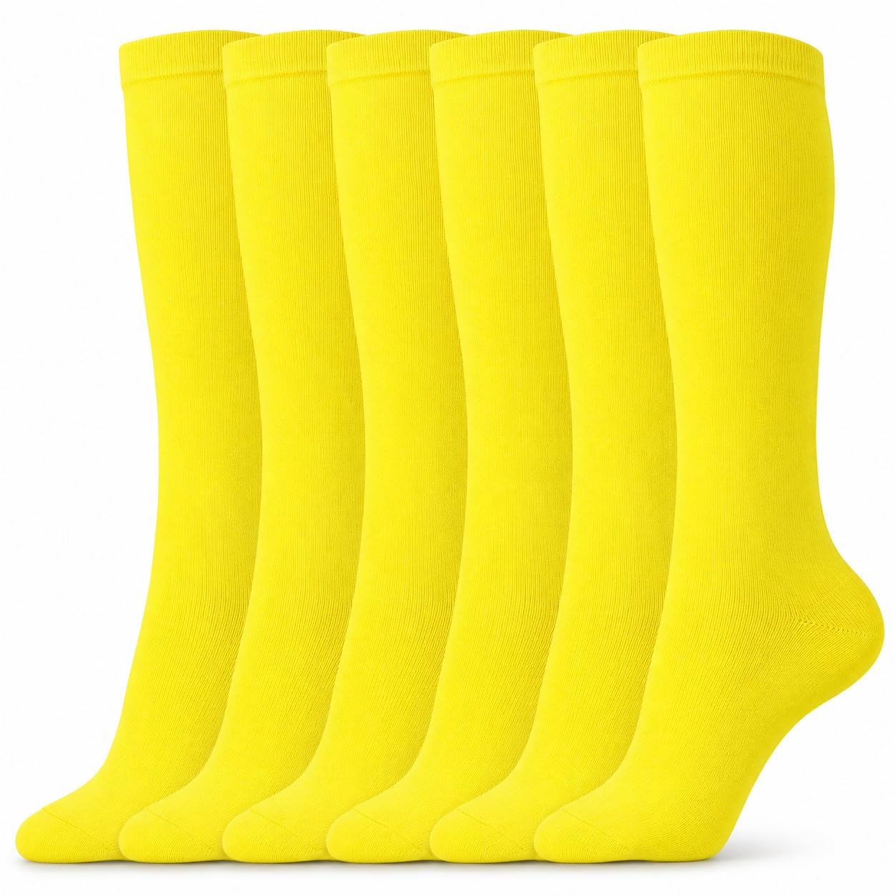 juDanzy 3 pares de calcetines uniformes sólidos para niños y niñas, para escuela, fútbol, fútbol, AFO, etc.