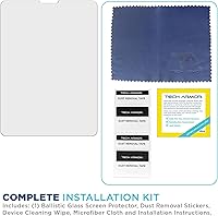 Vista 6 de Tech Armor Protector de pantalla de vidrio balístico diseñado para Apple iPad Pro de 11 pulgadas (2021, 2020 y 2018) y iPad Air 2020 – ultrafino