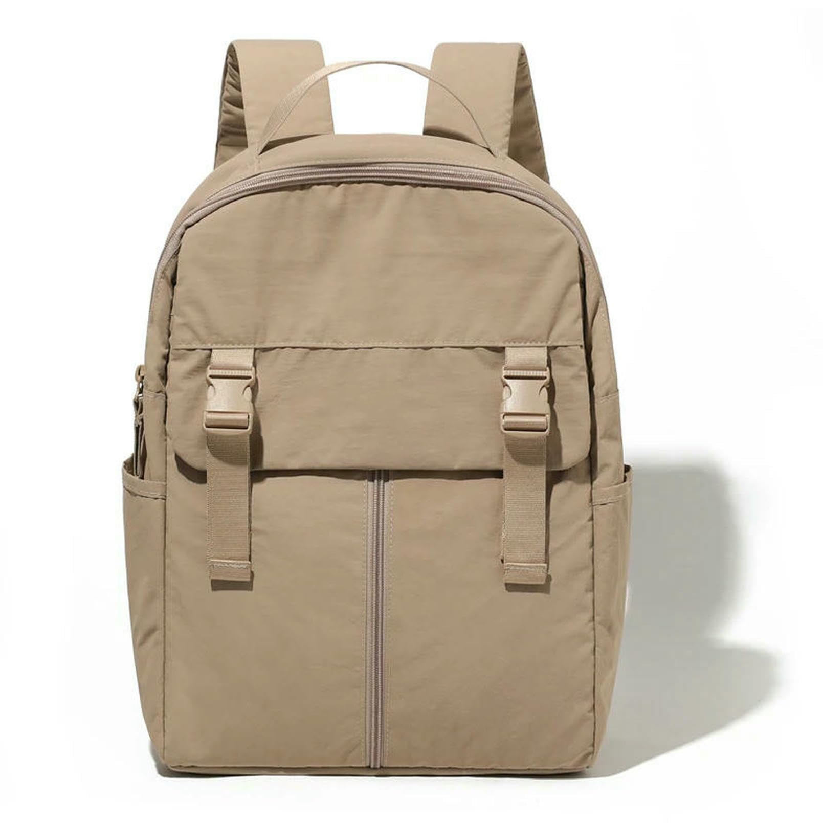 Zaino Porta pc Continua Lo da Viaggio per Donne Uomini Grandi Laptop Palestra Lavoro Personale Borse Business Aeroporto Leggero-Grigio Chiaro-15 Pollici