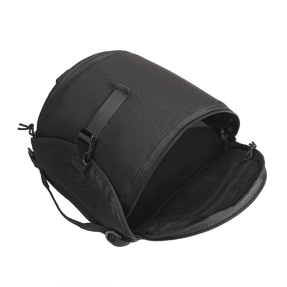 FARMSOLDIER Sac De Casque Tactique, Sac De Casque Molle, Sac De Rangement Léger Et Rembourré Pour Transporter Airsoft Fast Moto MICH Casque Kahki
