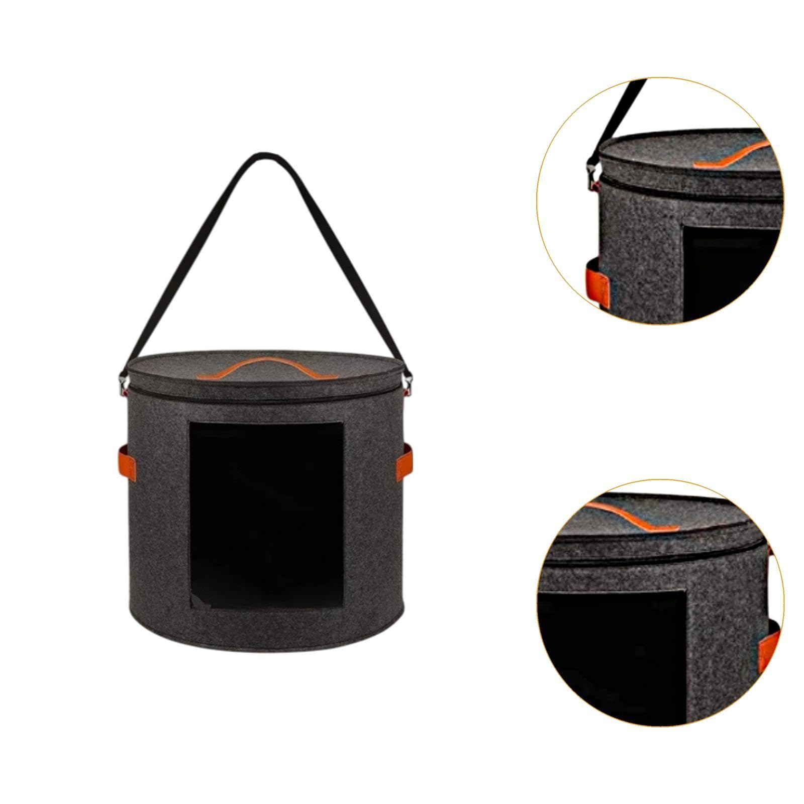 Caja para Sombreros de Mujer con Tapa, Estuche para Guardar Boinas en O en Casa.