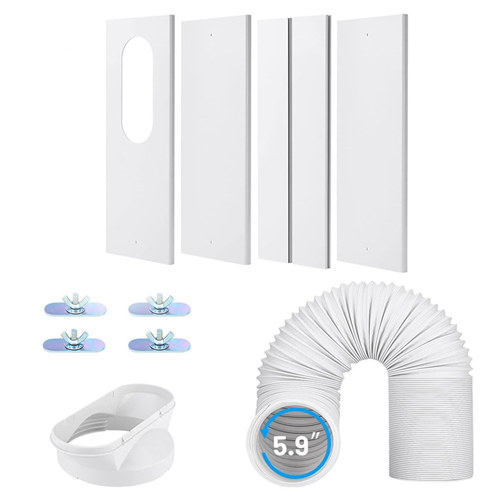 Kit de fenêtre de climatiseur portable pour un salon frais tout l'été