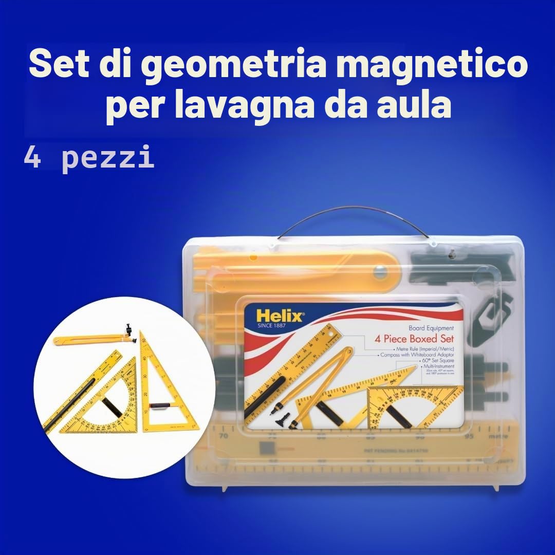 Maped 935915 Valigetta con Set di Righe, Righelli e Squadre