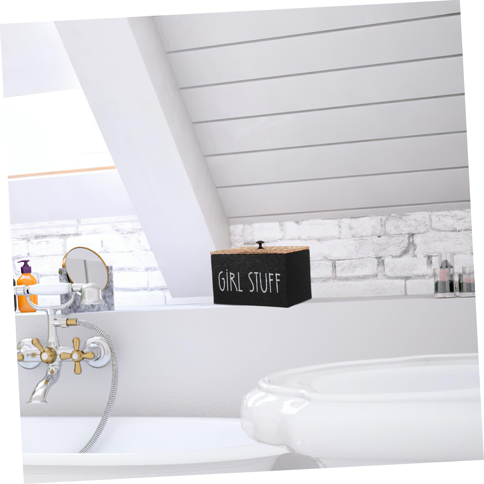 ULTECHNOVO 2 Teilige Aufbewahrungsbox Für Damenbinden Pad Aufbewahrung Für Das Badezimmer Damentampon Organizer Für Das Badezimmer Tampon Und Pad Halter Für Das Organizer