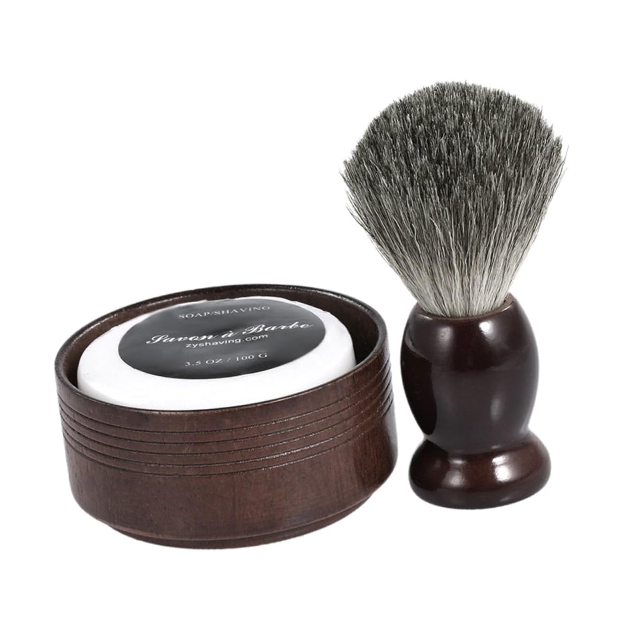 PLAFOPE 3Pcs Shaving Brush Set with Soap Bowl for Men Grooming Kit for Includes Shaving Bowl and Brush for Birthdays Anniversaries and Weddings